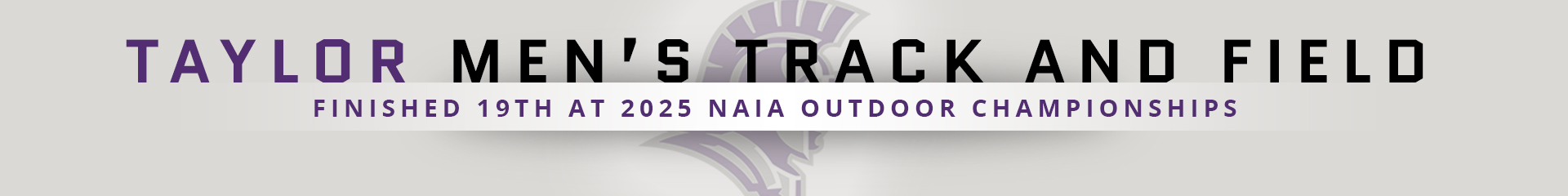 Taylor Men's Track and Field